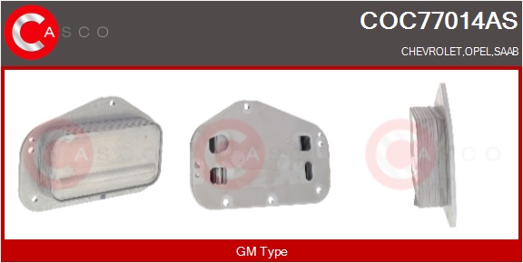 CASCO Radiatore olio, Olio motore CHEVROLET,OPEL,S