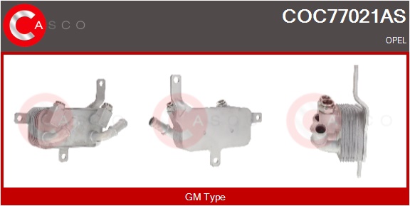 CASCO Radiatore olio, Olio motore OPEL