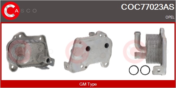 CASCO Radiatore olio, Olio motore OPEL