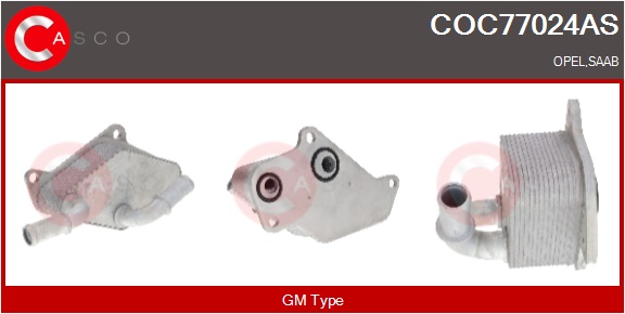 CASCO Radiatore olio, Olio motore OPEL,SAAB