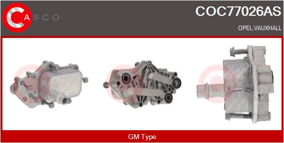 CASCO Radiatore olio, Olio motore OPEL,VAUXHALL