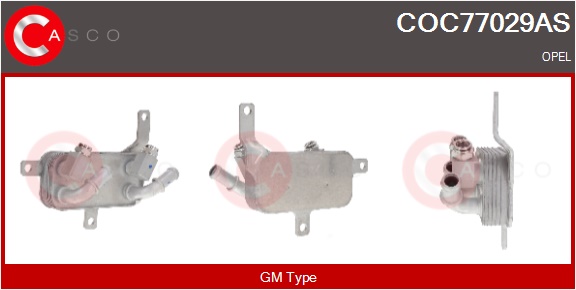 CASCO Radiatore olio, Olio motore OPEL