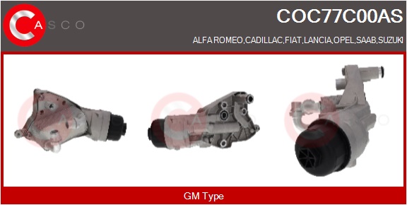 CASCO Modulo filtro dell?olio ALFA ROMEO,CADILLAC,