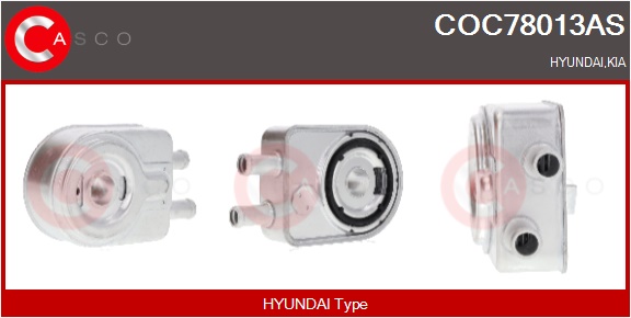 CASCO Radiatore olio, Olio motore HYUNDAI,KIA