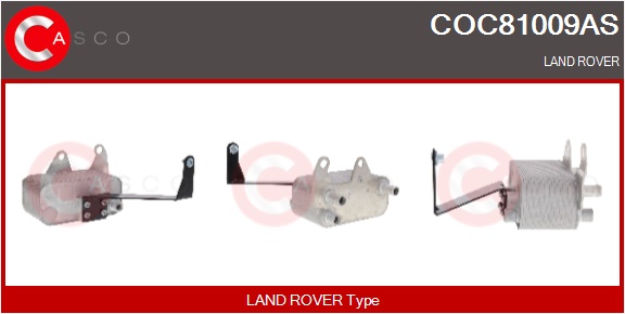 CASCO Radiatore olio, Olio motore LAND ROVER