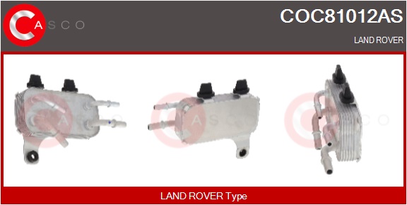 CASCO Radiatore olio, Olio motore LAND ROVER