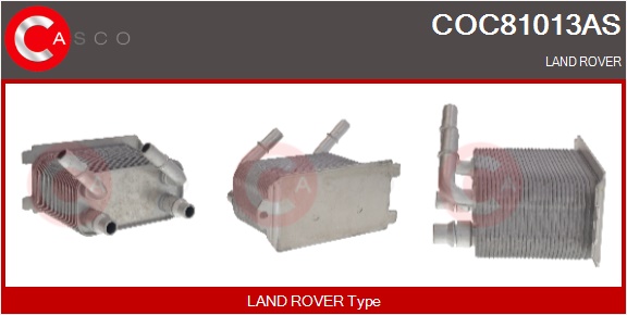 CASCO Radiatore olio, Olio motore LAND ROVER