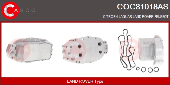 CASCO Radiatore olio, Olio motore CITRO?N,JAGUAR,L