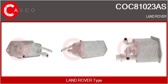 CASCO Radiatore olio, Olio motore LAND ROVER