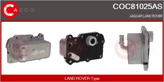 CASCO Radiatore olio, Olio motore JAGUAR,LAND ROVE