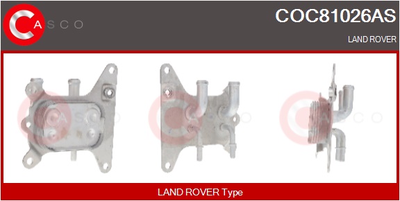 CASCO Radiatore olio, Olio motore LAND ROVER