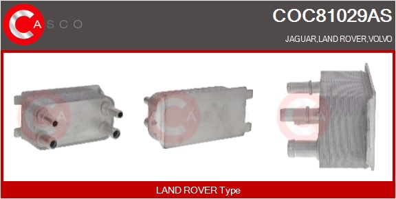 CASCO Radiatore olio, Olio motore JAGUAR,LAND ROVE