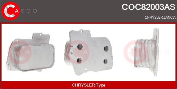 CASCO Radiatore olio, Olio motore CHRYSLER,LANCIA