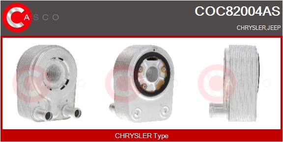 CASCO Radiatore olio, Olio motore CHRYSLER,JEEP