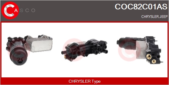 CASCO Modulo filtro dell?olio CHRYSLER,JEEP