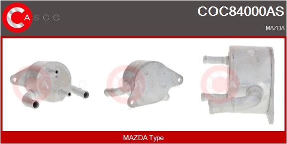 CASCO Radiatore olio, Olio motore MAZDA