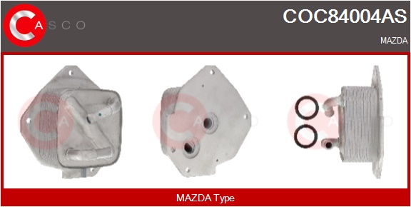 CASCO Radiatore olio, Olio motore MAZDA