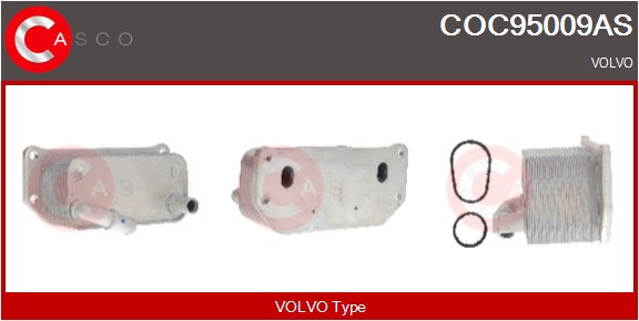 CASCO Radiatore olio, Olio motore VOLVO