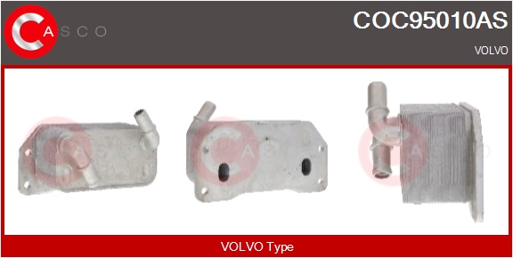 CASCO Radiatore olio, Olio motore VOLVO
