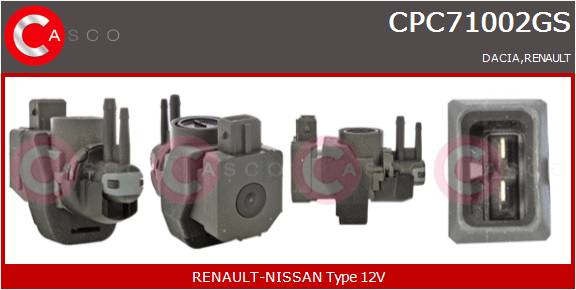 CASCO CONVERTITORE PRESSIONE   RENAULT, NISSAN