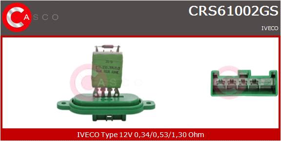 CASCO RESISTORE_VENTOLA ABITACOLO  IVECO