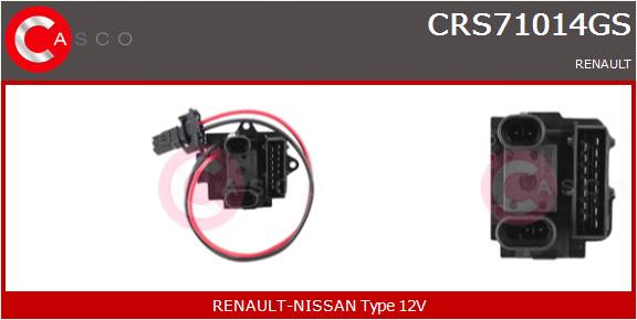 CASCO RESISTORE_VENTOLA ABITACOLO  RENAULT-NISSAN