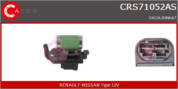 CASCO RESISTORE_ELETTROVENTOLA  RENAULT-NISSAN