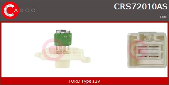 CASCO RESISTORE_VENTOLA ABITACOLO  FORD-VOLVO-SAAB