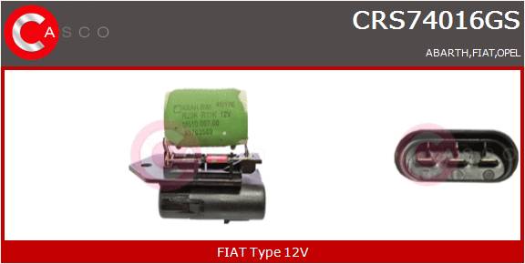 CASCO RESISTORE_ELETTROVENTOLA  FIAT