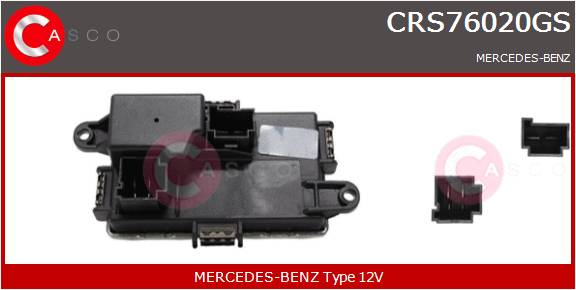 CASCO RESISTORE_VENTOLA ABITACOLO  MERCEDES