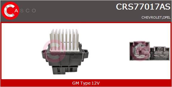 CASCO RESISTORE_VENTOLA ABITACOLO  GM