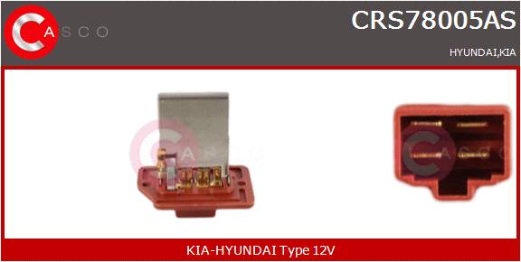 CASCO RESISTORE_VENTOLA ABITACOLO  KIA-HYUNDAI
