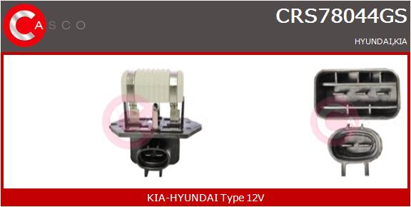 CASCO RESISTORE_ELETTROVENTOLA  KIA-HYUNDAI