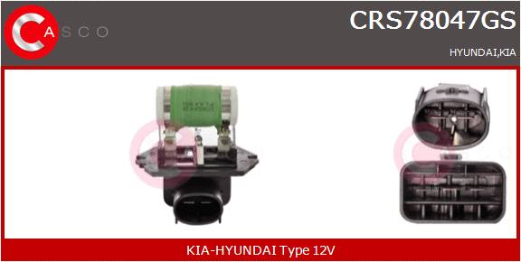 CASCO RESISTORE_ELETTROVENTOLA  KIA-HYUNDAI