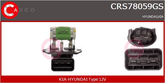 CASCO RESISTORE_ELETTROVENTOLA  KIA-HYUNDAI