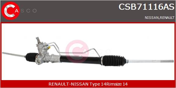 CASCO SCATOLA GUIDA IDRAULICA  RENAULT,NISSAN