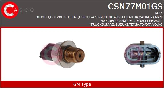 SENSORE, PRESSIONE CARBURANTE SENSORE 0281002937-8