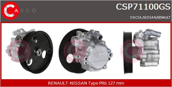 POMPA IDRAULICA RENAULT. NISSAN .DACIA LOGAN