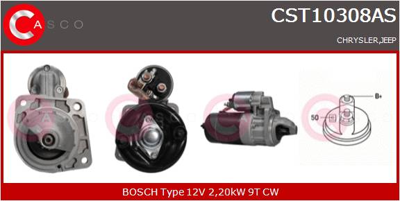 CASCO Mot.Avv.Chrysler-12V2,2kW