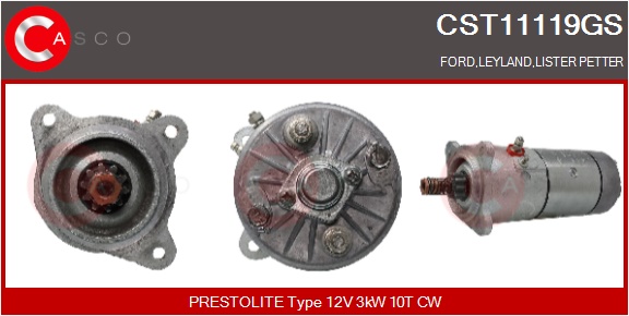 CASCO Mot.Avv.FORD,LEYLAND,LISTER PETTER