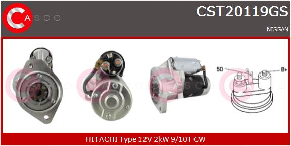CASCO MOT. AVVIAMENTO  NISSAN