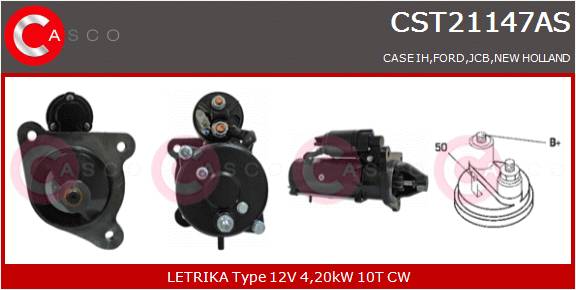 CASCO Mot.Avv.CASE,FORD,NEW HOLLAND,JCB