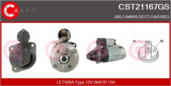 CASCO Mot.Avv.DEUTZ,CUMMINS