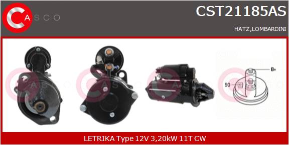 CASCO Mot.Avv.HATZ,LOMBARDINI