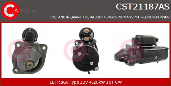 CASCO Mot.Avv.MASSEY-FERGUSON,PERKINS