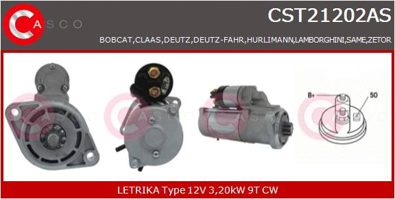 CASCO Mot.Avv.BOBCAT,DEUTZ,CLAAS