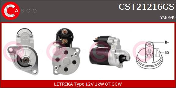 CASCO Mot.Avv.YANMAR