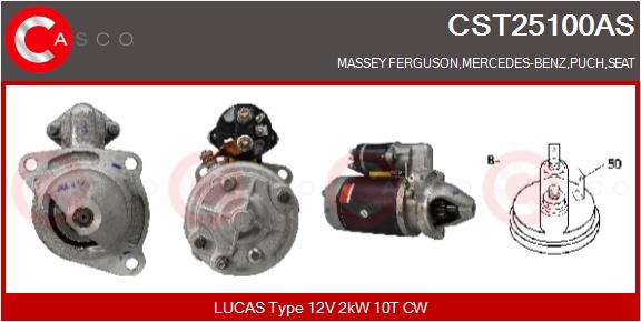 CASCO Mot.Avv.MASSEY FERGUSON
