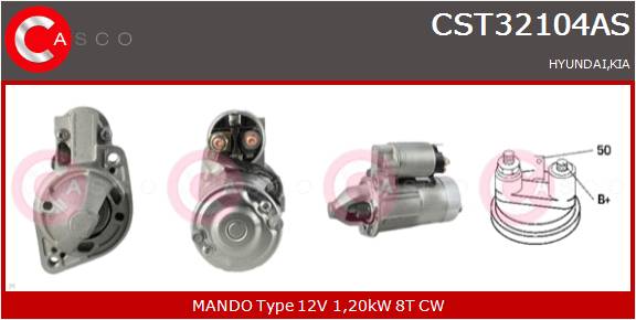 CASCO MOT. AVVIAMENTO  HYUNDAI