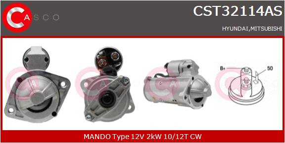 CASCO Mot.Avv.Mitsubishi-12V2,2kW